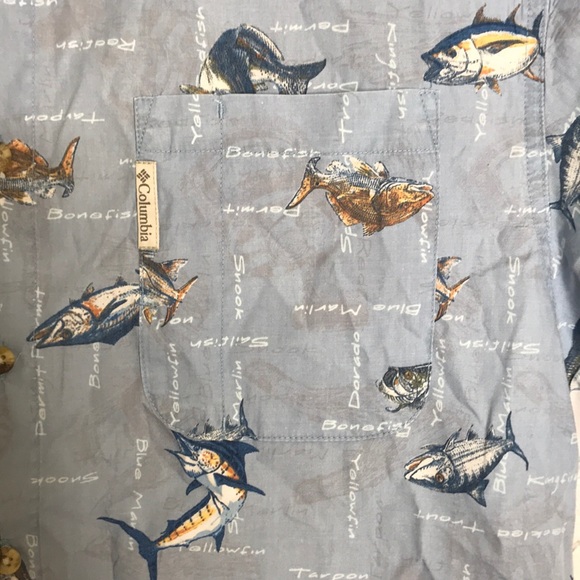 Columbia hawaiian button down shirt - Picture 3 of 5